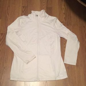 White zip up